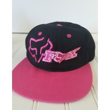 Fox Racing Co Mujers Baseball Cap Pink Black Snapback Headlines Adjustable  eb-41533690